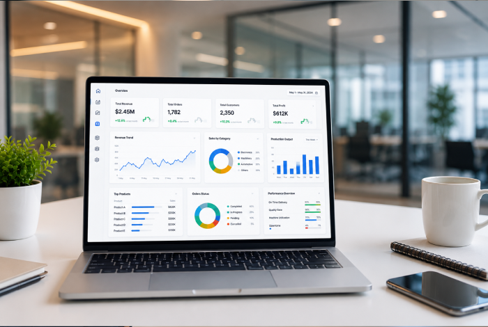 Build interactive business dashboards.